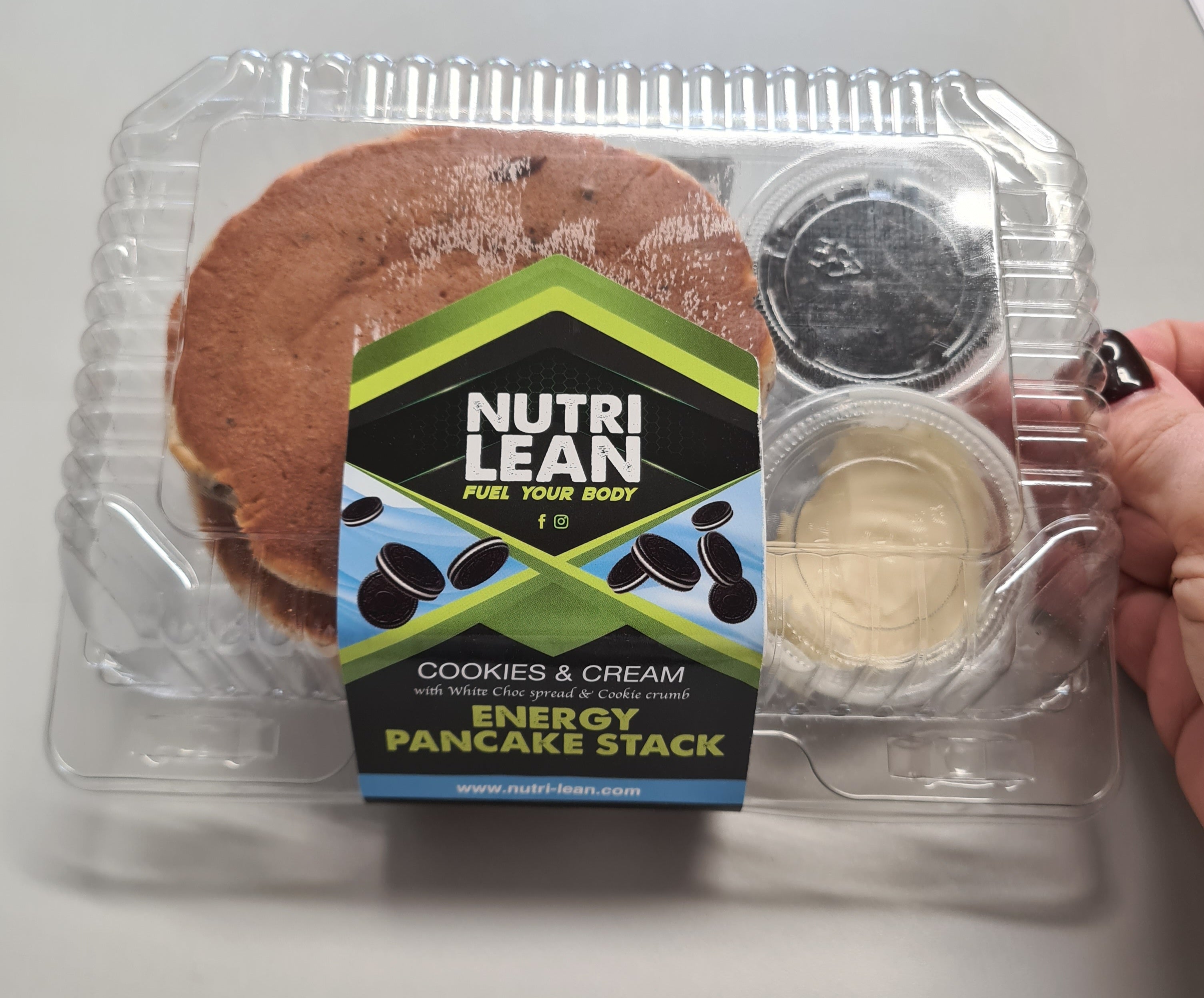 Mini Energy Pancake Stacks